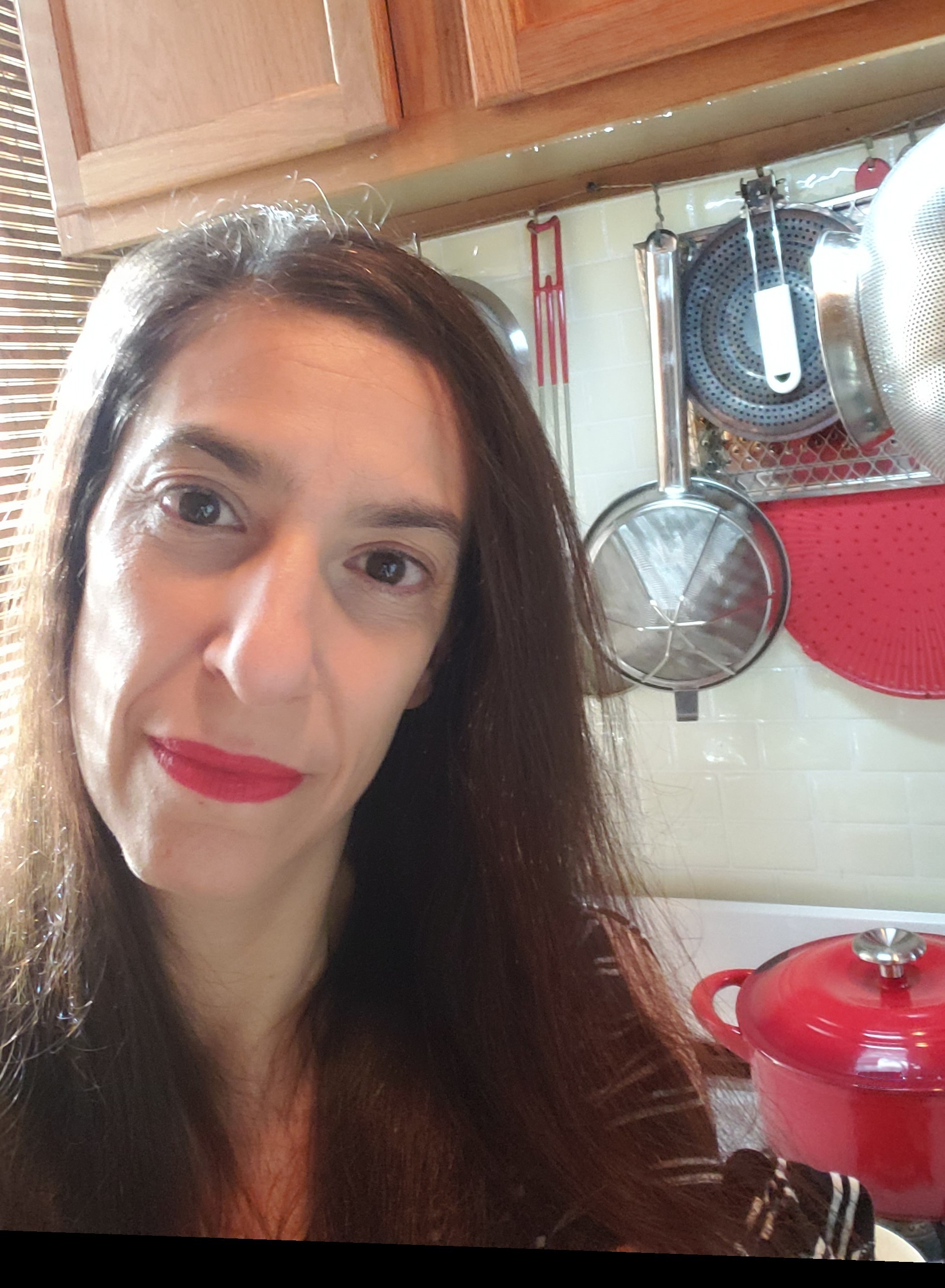 Michele in her kitchen